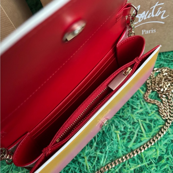 Christian Louboutin Gradient Pink and Orange Crossbody Bag - Picture 3 of 3